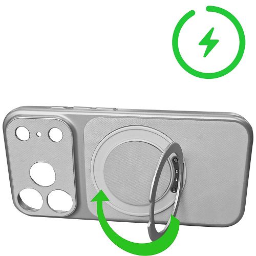 Cover magnetica per iPhone 17 Pro Max grey