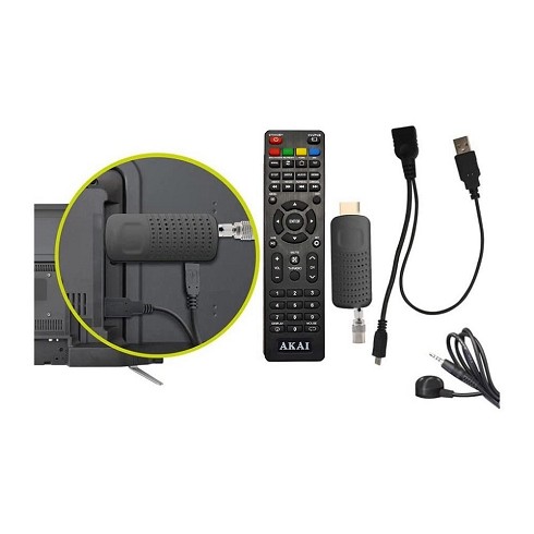 Ricevitore Decoder HD DVB-T2 AKAI DONGLE01-T2/NHD