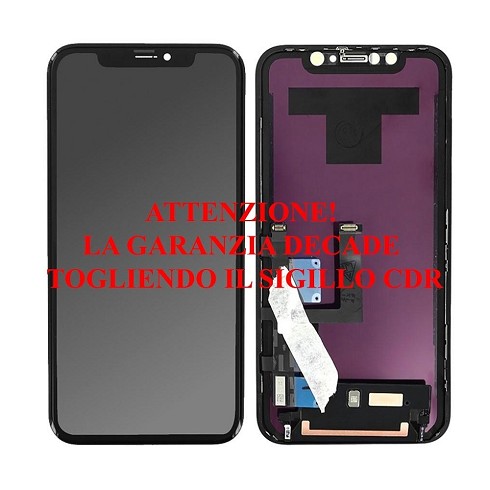 Display compatibile per Apple iPhone XR black