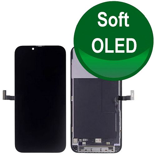 Display SOFT OLED autodiagnosticabile&nbsp;compatibile con Apple iPhone 13 Pro black