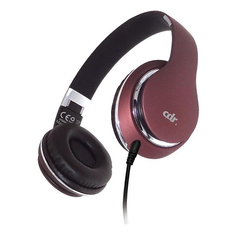 StreetPad cuffia stereo con filo e con microfono red