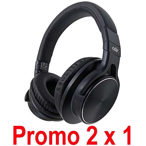 StudioPad cuffia stereo bluetooth con microfono&nbsp;black -&nbsp;COMPRA 1 E RICEVI 2