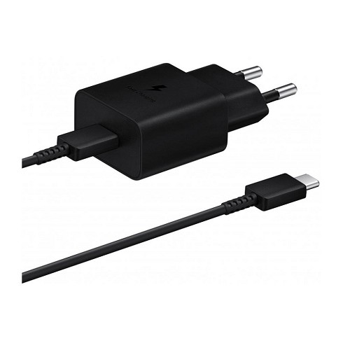 Samsung EP-T1510 carica batterie da muro 15W Type-C BLISTER black con cavo