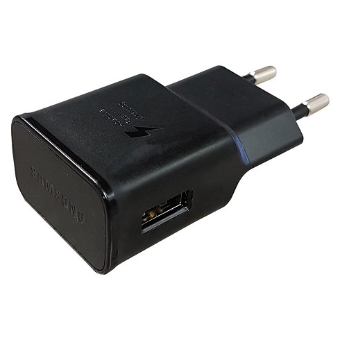 Carica batterie Samsung EP-TA200EBE USB 2A  black bulk senza cavo