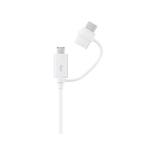 Cavo dati Samsung EP-DG930DBE doppia uscita Type-C e Micro USB white bulk