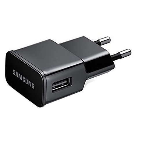 Carica batterie orig. Samsung ETA-U90EBEG USB 2A bulk senza cavo black