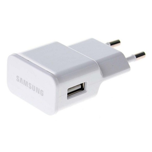 Carica batterie orig. Samsung ETA-U90EWEG USB 2A bulk senza cavo white