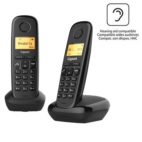 Cordless Gigaset A170 DUO nero