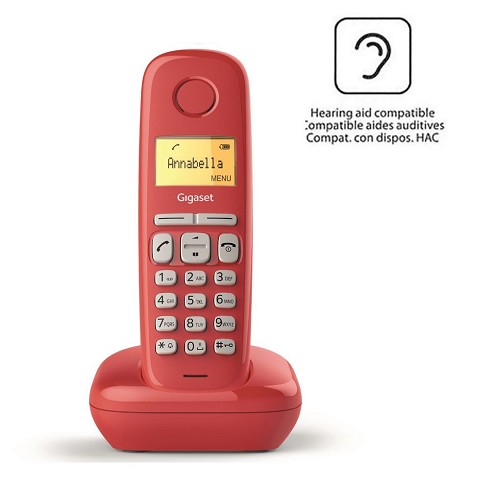 Cordless Gigaset A170 red