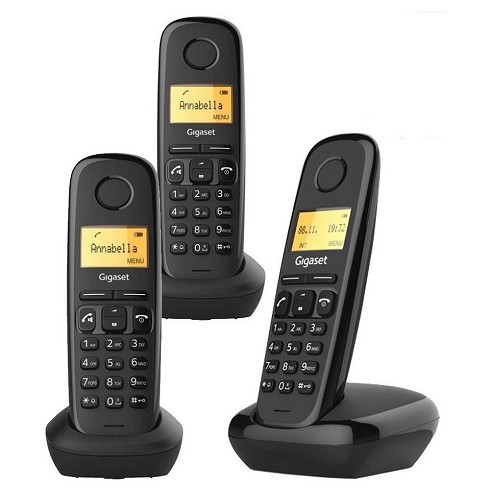 Cordless Gigaset A170 TRIO nero