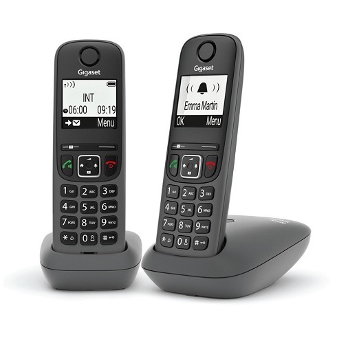 Cordless Gigaset AS490 DUO nero - CDR mobile