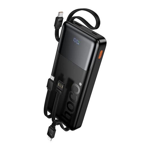Power bank Hoco J156 con cavi 10000 mAh black