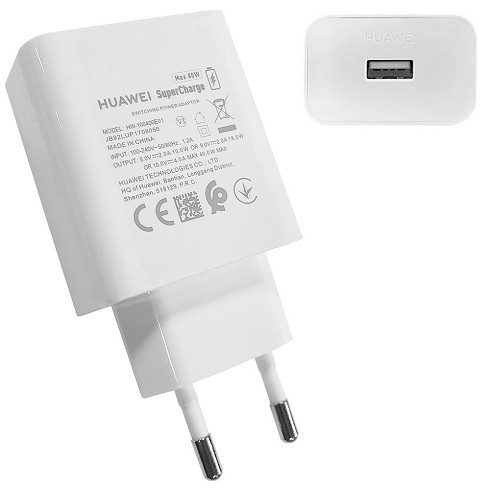 Carica batterie originale Huawei HW-100400E01 white USB 40W bulk