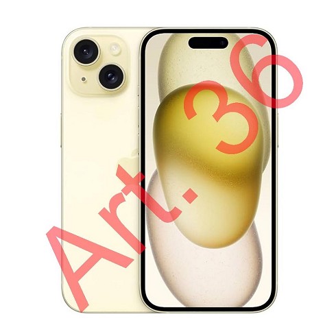 iPhone 15 128GB yellow Art. 36