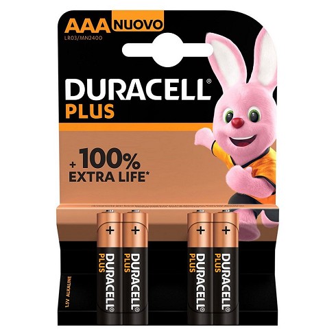 Batterie Duracell Plus 1,5V ministilo 4 pz