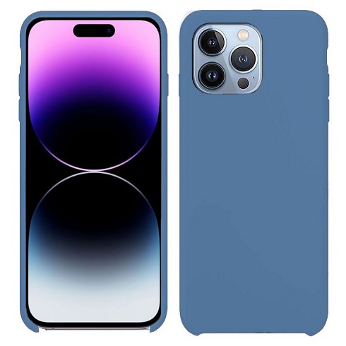Custodia Soft Touch per iPhone 14 Pro Max light blue
