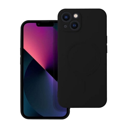 Custodia Soft Touch con magnete per iPhone 13 Mini black