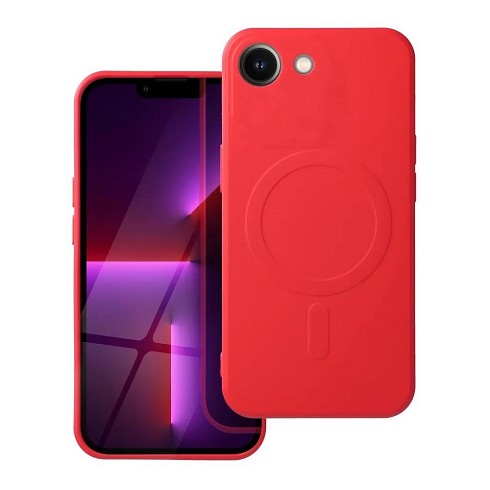 Custodia Soft Touch con magnete per iPhone 16e red