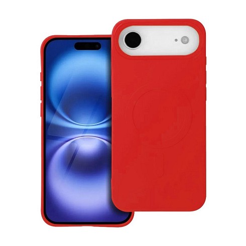 Custodia Soft Touch con magnete per iPhone 17 Air red