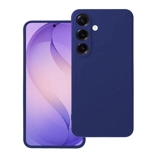 Custodia Soft Touch con magnete per Samsung S26 blue