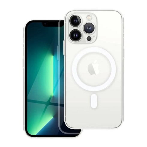 Cover Magnet3 ricarica wireless per iPhone 13 Pro Max trasparente