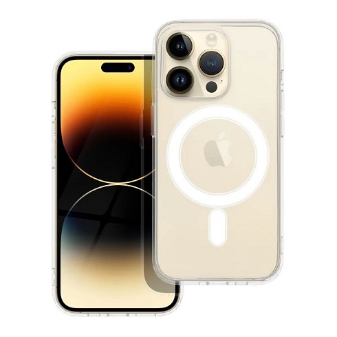 Cover Magnet3 ricarica wireless per iPhone 14 Pro Max trasparente