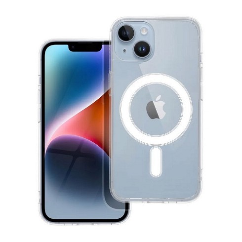 Cover Magnet3 ricarica wireless per iPhone 15 trasparente