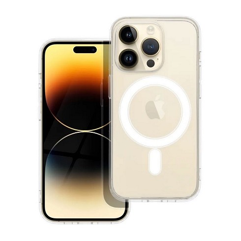 Cover Magnet3 ricarica wireless per iPhone 15 Pro trasparente