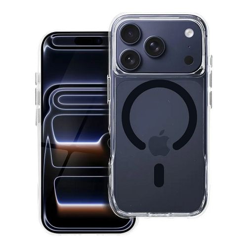 Cover Magnet3 ricarica wireless per iPhone 17 Pro trasparent black