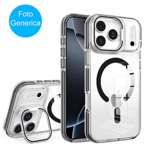 Cover Magnet5 MagSafe supporto camera per iPhone 16 Pro trasparente