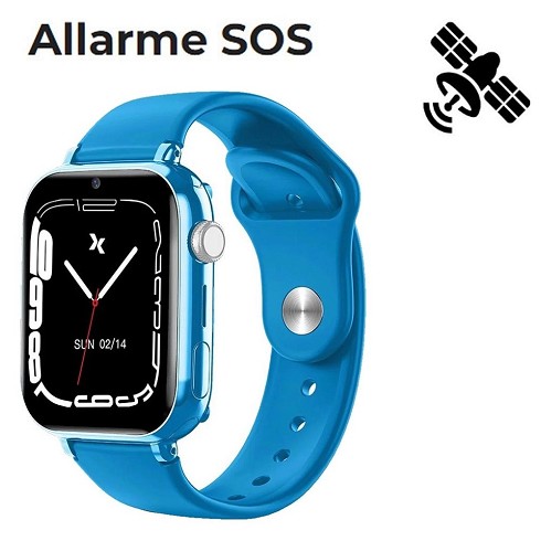 Smartwatch 4G Maxcom FW59 blue - Posizione GPS, videochiamate, SOS