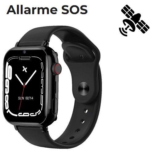 Smartwatch 4G Maxcom FW59 black - Posizione GPS, videochiamate, SOS