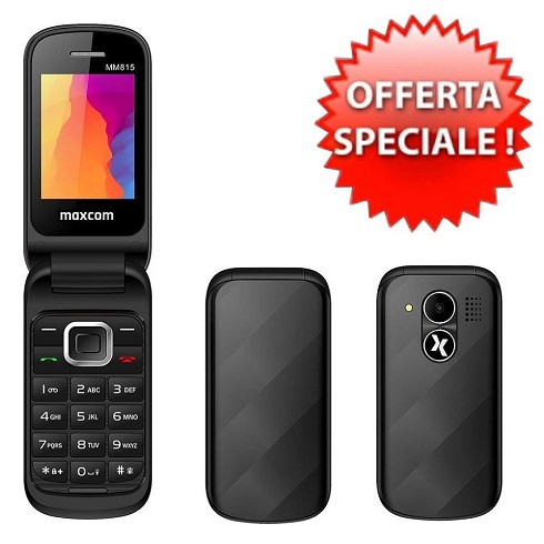 Cellulare MAXCOM MM815 black - PREZZO RIBASSATO