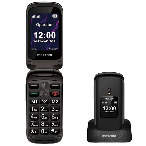 Cellulare Dual sim 4G Volte MAXCOM MM834 black