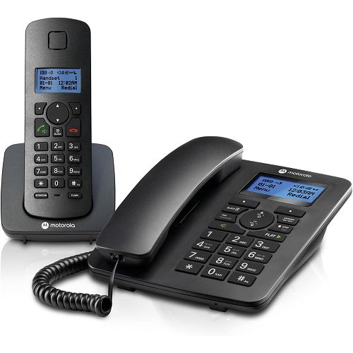 Motorola C4201 Combo Telefono con Filo e Cordless Dect