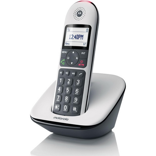 Motorola CD5001 white - cordless digitale compatibile con apparecchi acustici