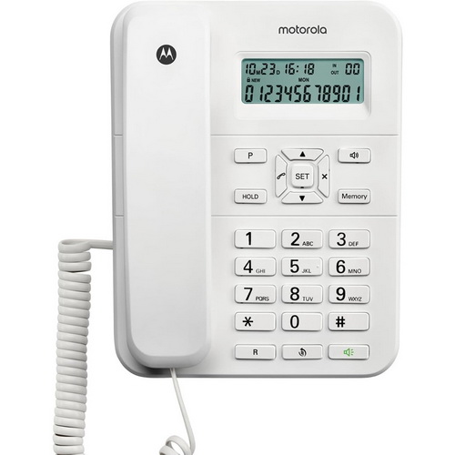 Telefono fisso Motorola CT202 white