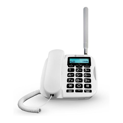 Motorola FW500 Telefono 4G da tavolo, Wifi hotspot, vivavoce, batteria back-up