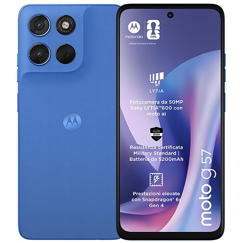 Motorola Moto G57 Tim 8+256GB PANTONE regatta blue