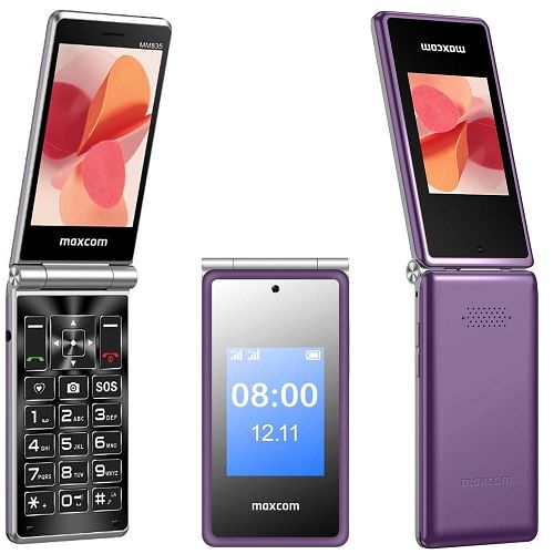 Cellulare Dual sim 4G Volte MAXCOM MM835 purple
