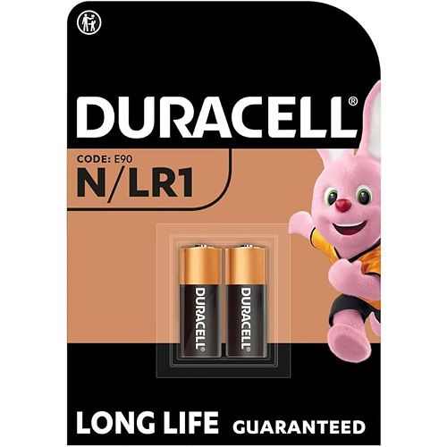 Batterie Specialistiche Duracell N/LR1 Alcaline 1,5V - 2 pz