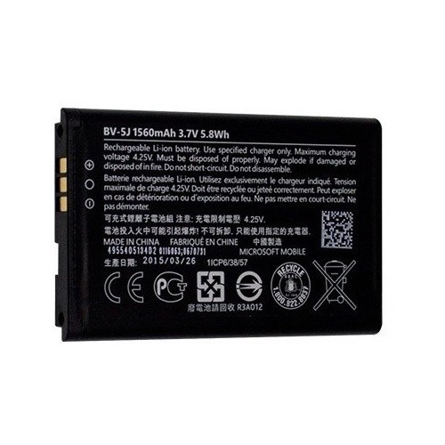 Batteria originale Microsoft BV-5J Lumia 435, 532 1560 mAh bulk