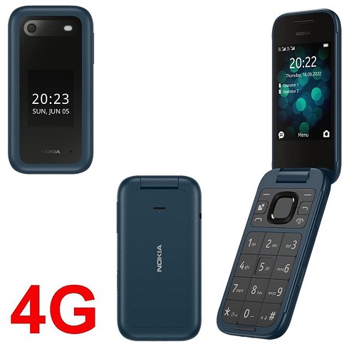Nokia 2660 Flip dual sim 4G Italia blue
