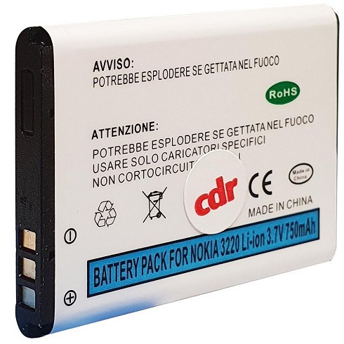Batteria Litio compatibile per Nokia 5140, 3220, 6020, 7260