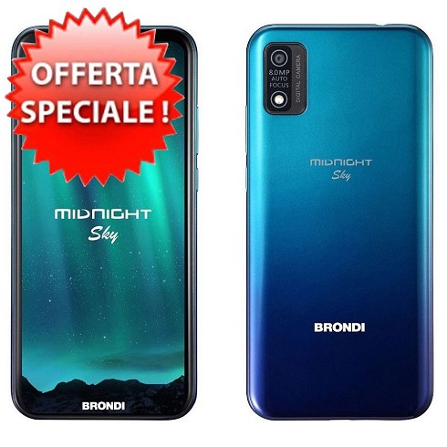 Cellulare Brondi Midnight Sky green/blue PREZZO RIBASSATO