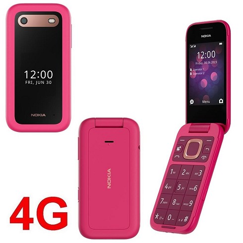 Nokia 2660 Flip dual sim 4G Italia pink