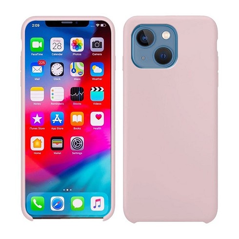 Custodia Soft Touch per iPhone 15 Pro pink