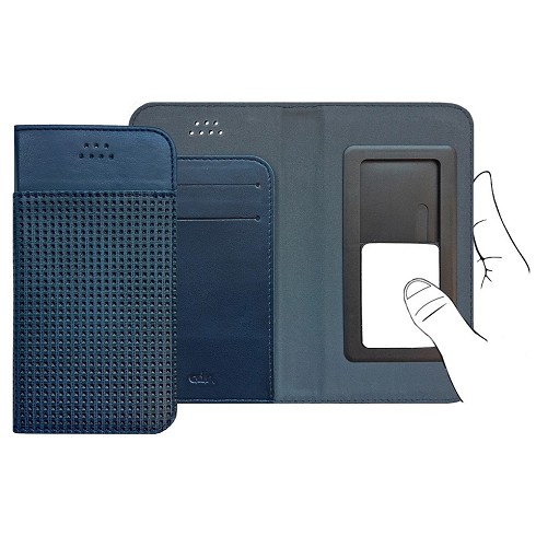 Custodia Cube Diary universale blue - L: 15,3 x 7,5 x 1,1 cm