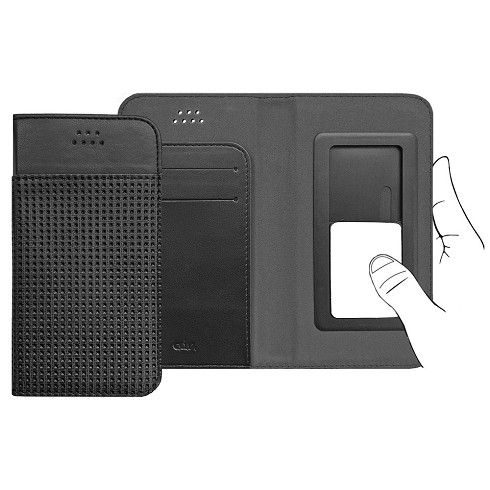 Custodia Cube Diary universale black - L: 15,3 x 7,5 x 1,1 cm