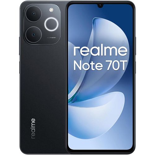 Cellulare Realme Note 70T Italia 4 + 256GB obsidian black